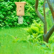 Bee Trap,Reusable Wooden Insect Trap,Outdoor Wasp and Fly Catcher, Eco-Friendly Carpenter Bee Trap,Hornet Deterrent for Garden and Yard (1 Pack)